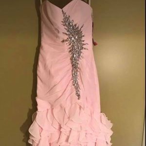 Floor length prom dress